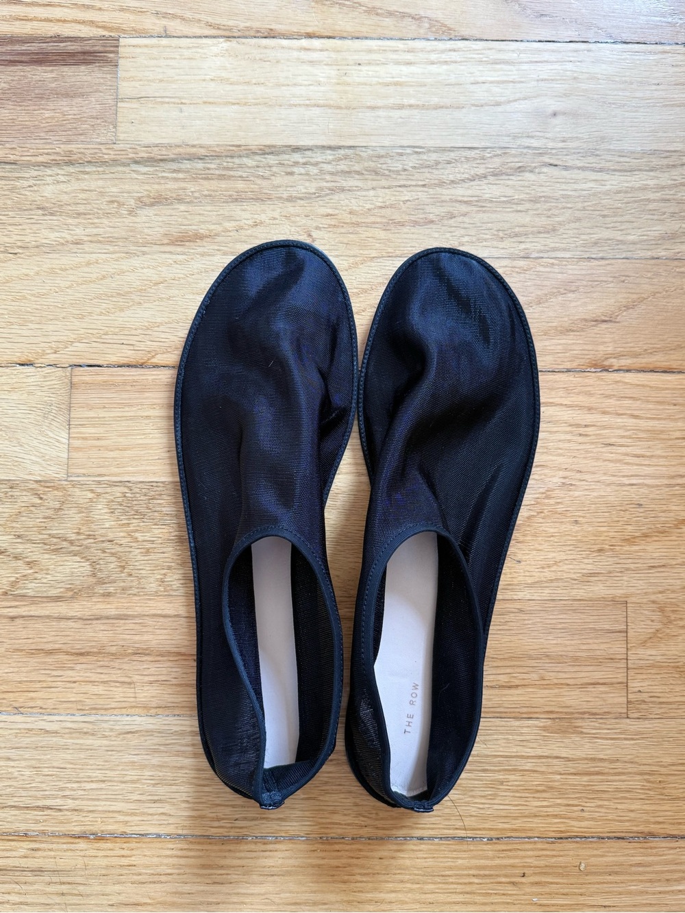 The Row Black Mesh Sock Shoe